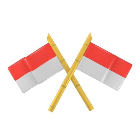 Bambusflagge  3D Icon