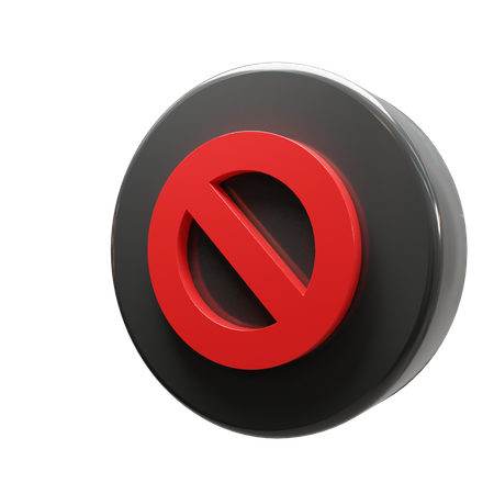 Ban  3D Icon