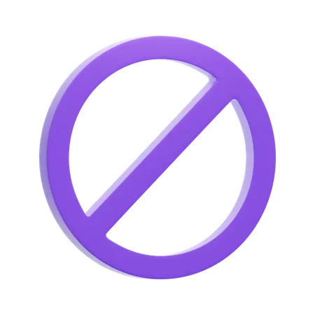 Ban 3D Icon