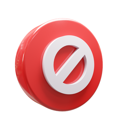 Ban  3D Icon