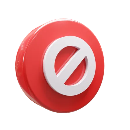 Ban  3D Icon