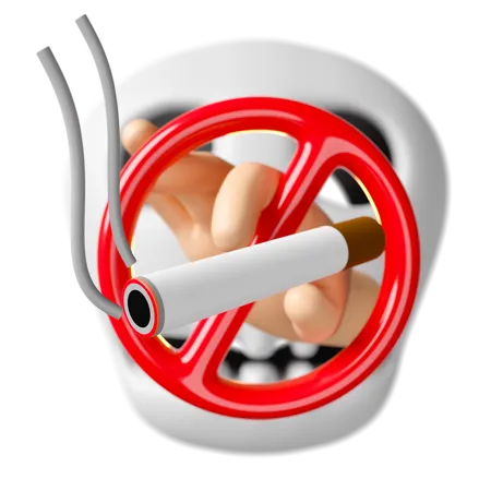 Ban Cigarette  3D Icon