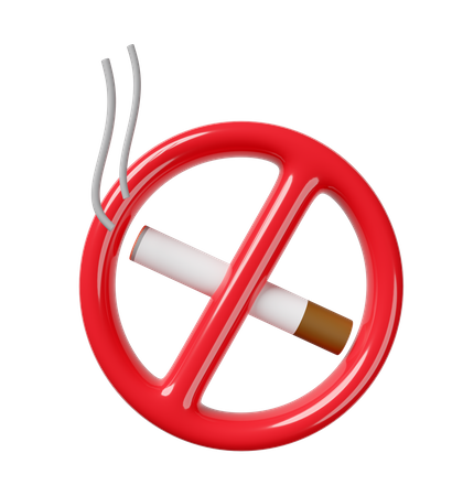 Ban Cigarette  3D Icon