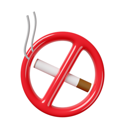 Ban Cigarette  3D Icon