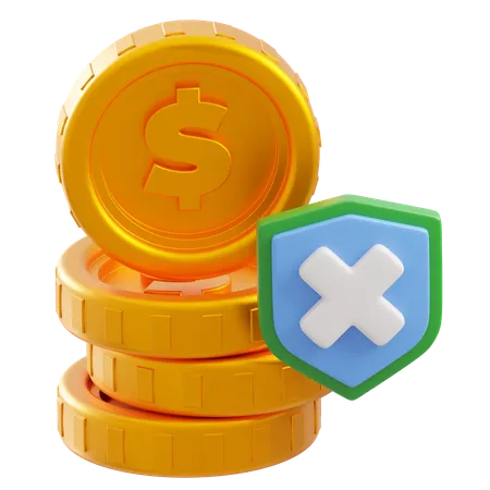 Proibir dinheiro  3D Icon