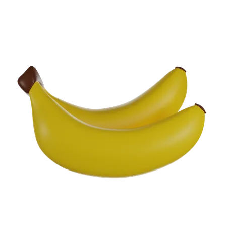 Eating Banana Is Healthy 3D Icon