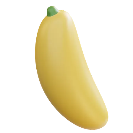 3 D Illustration Banana Fruit 3D Icon