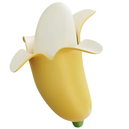 3 D Illustration Banana 3D Icon