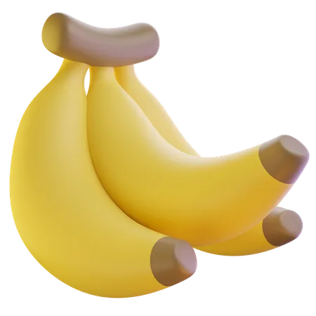 Banana 3 D Icon Illustration 3D Icon