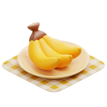 バナナ  3D Icon