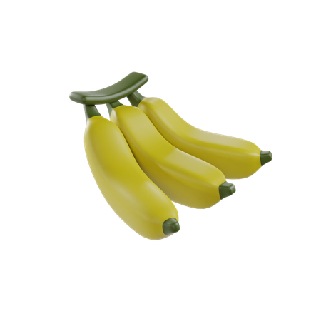 Banana  3D Illustration