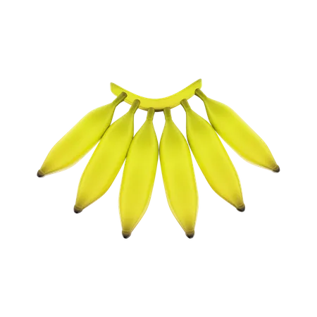 Banana  3D Illustration