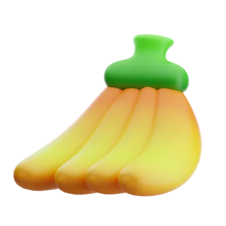Banana Fruit 3 D Illustration 3D Icon