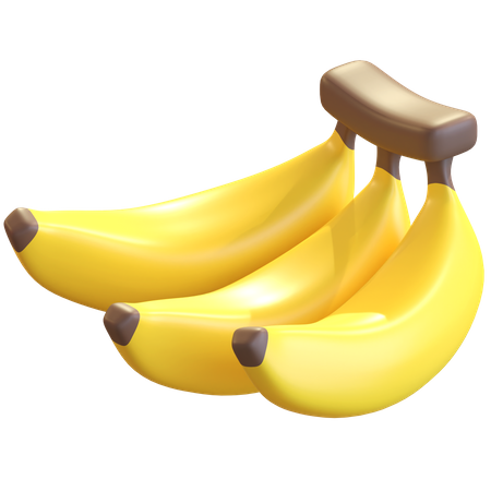 Banana Fruit  3D Illustration