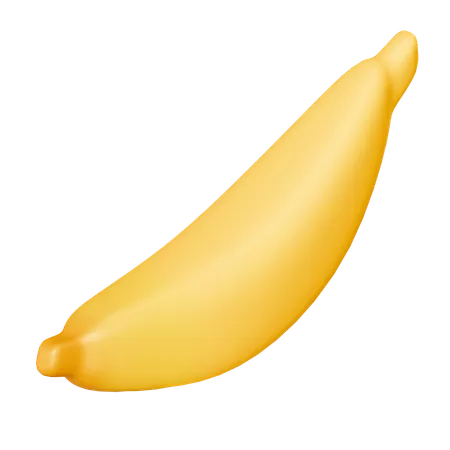 Fruta Banana  3D Icon