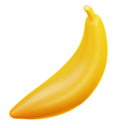 Fruta Banana  3D Icon