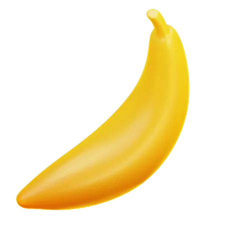 Fruta Banana  3D Icon