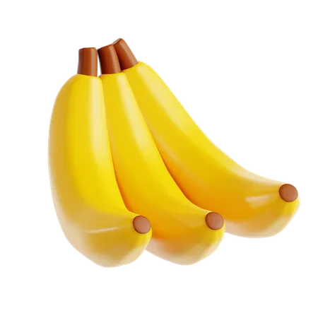 Fruta Banana  3D Icon