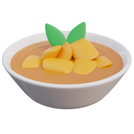 Banana Ice Soup  3D Icon