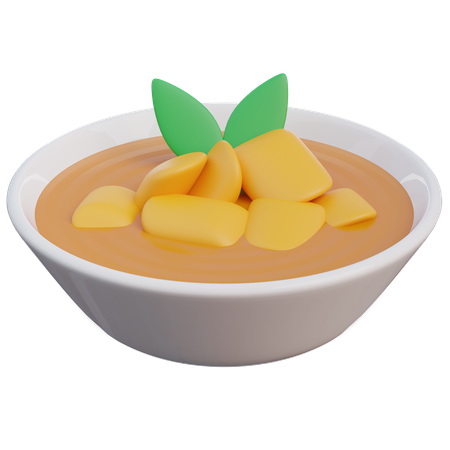 Banana Ice Soup  3D Icon