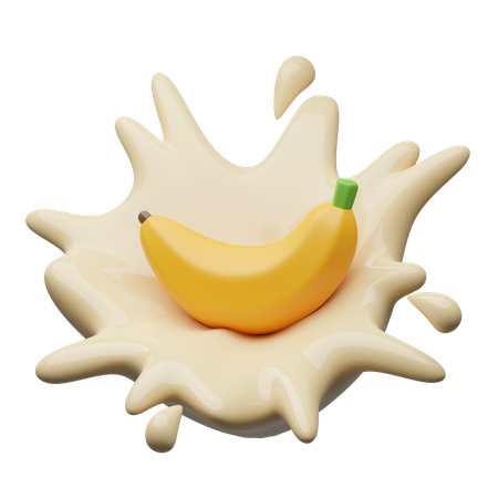 Banana juice  3D Icon