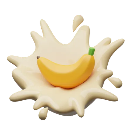 Banana juice  3D Icon