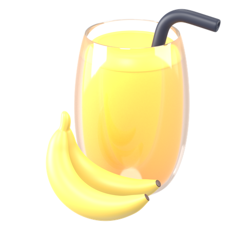 Banana Juice  3D Icon