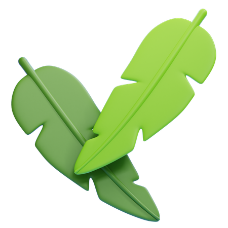 Banana Leaf  3D Icon