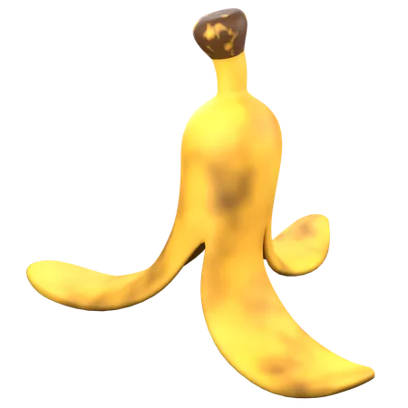 Banana Peel  3D Icon