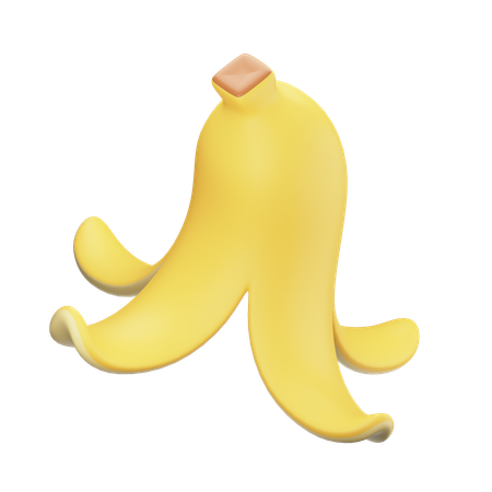 Banana Peel  3D Icon