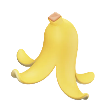 Banana Peel  3D Icon