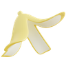 banana peel emoji 3d