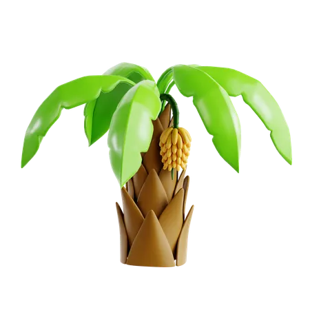 Banana Tree  3D Icon