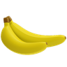 3d bananas logo