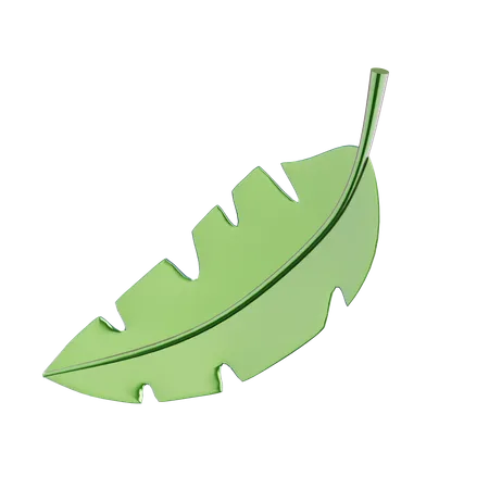 Banana Leaf Icon - Download in Line Style