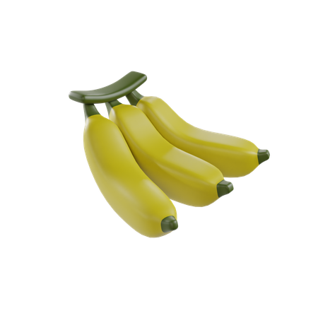 Banane  3D Illustration