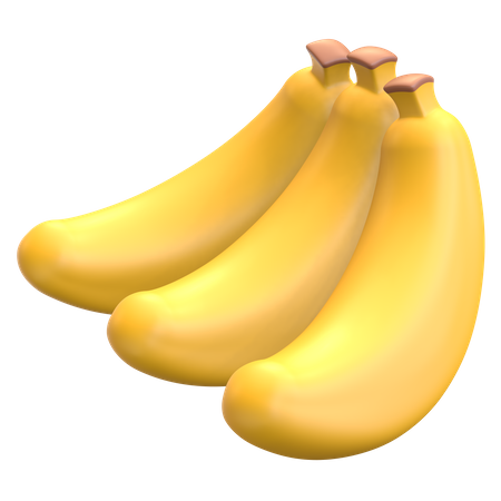 Banane  3D Illustration