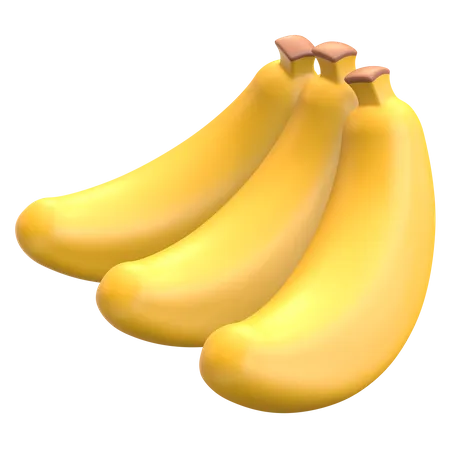 Banane  3D Illustration