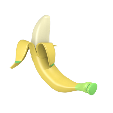 Banane  3D Illustration