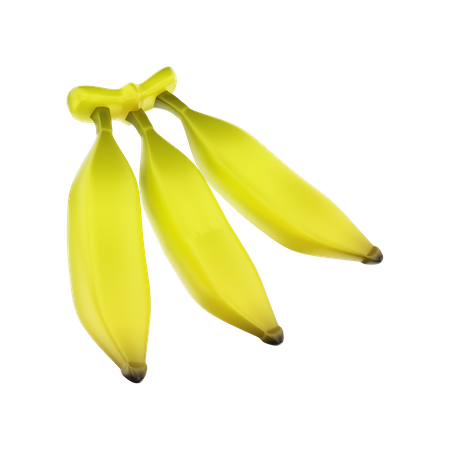 Banane  3D Illustration