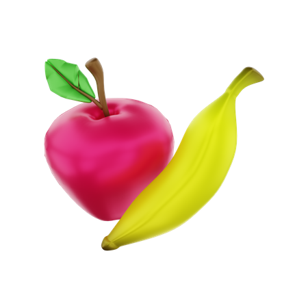 Banane  3D Illustration