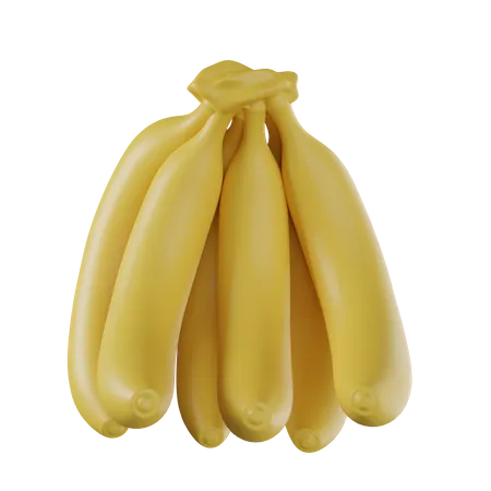 Banane  3D Illustration
