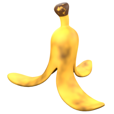 Bananenschale  3D Icon