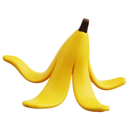Bananenschale  3D Icon