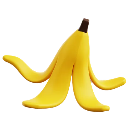 Bananenschale  3D Icon