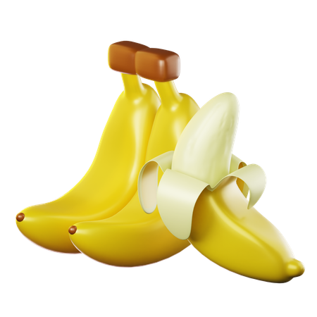 Bananes  3D Icon