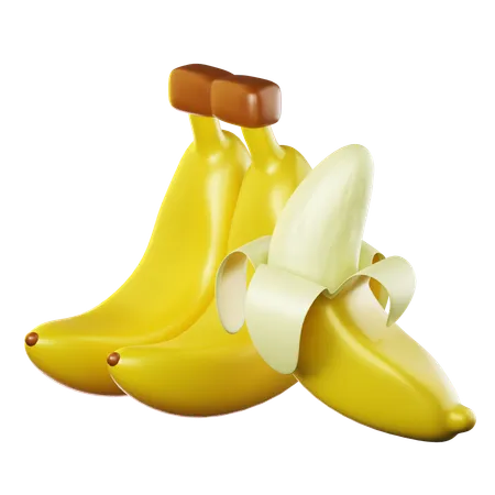 Bananes  3D Icon