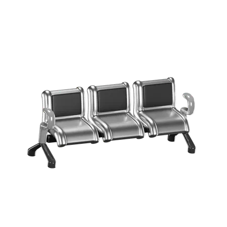 Banc d'attente  3D Icon