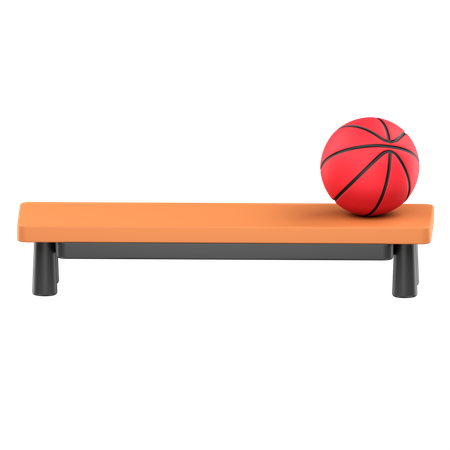 Banc de basket  3D Icon