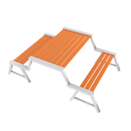 Banc de jardin  3D Icon